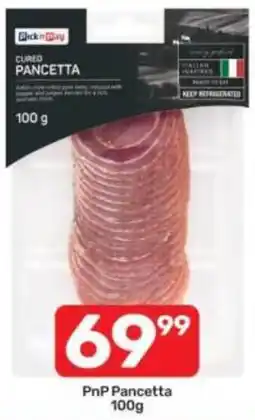Pick n Pay PnP Pancetta offer