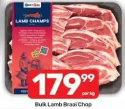 Pick n Pay Lamb Champs Bulk Lamb Braai Chop offer