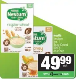 Spar Nestlé Nestum Baby Cereal Assorted offer