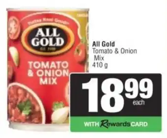Spar All Gold Tomato & Onion Mix offer