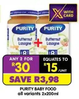 Shoprite Purity Butternut Lasagne offer