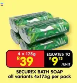 Shoprite Securex Bath Soap offer