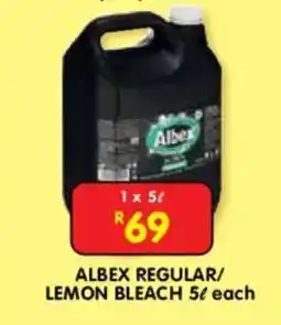Shoprite Albex Regular Bleach offer