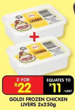 Shoprite Goldi Frozen Chicken Livers offer