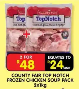 Shoprite County Fair Top Notch Frozen Chicken Soup Pack offer