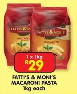 Shoprite FATTI'S & MONI'S MACARONI PASTA offer