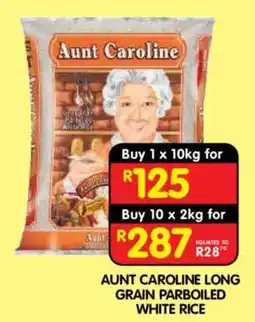 Shoprite Aunt Caroline Long Grain Parboiled White Rice offer