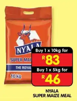 Shoprite NYALA SUPER MAIZE MEAL offer