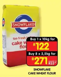 Shoprite SNOWFLAKE CAKE WHEAT FLOUR offer