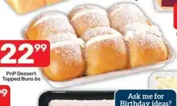 Pick n Pay PnP Dessert Topped Buns offer