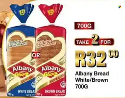 Take 'n Pay Albany Bread White/Brown offer