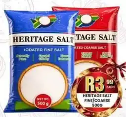 Take 'n Pay Heritage Salt Fine/Coarse offer