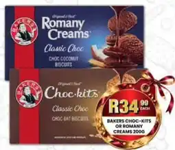 Take 'n Pay Bakers Choc-kits or Romany Creams offer