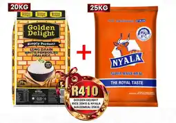 Take 'n Pay Golden Delight Rice & Nyala Maize Meal offer