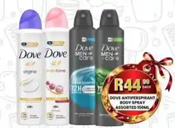 Take 'n Pay Dove Antiperspirant Body Spray Assorted offer