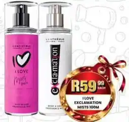 Take 'n Pay I LOVE EXCLAMATION MISTS offer