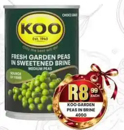 Take 'n Pay KOO Garden Peas in Brine offer