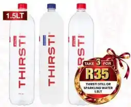 Take 'n Pay Thirsti Still or Sparkling Water offer