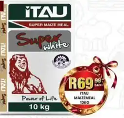 Take 'n Pay ITAU SUPER MAIZE MEAL Super white offer