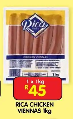 Shoprite RICA CHICKEN VIENNAS 1kg offer