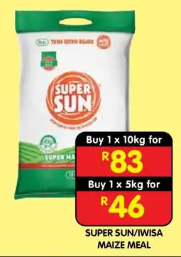 Shoprite SUPER SUN/IWISA MAIZE MEAL offer