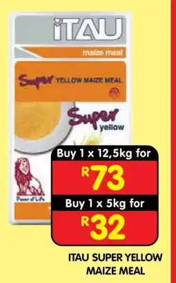 Shoprite ITAU SUPER YELLOW MAIZE MEAL offer