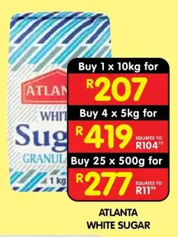 Shoprite ATLANTA WHITE SUGAR offer