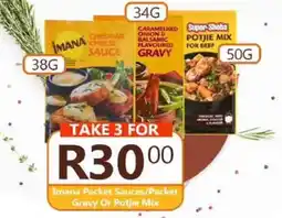 Take 'n Pay Imana Packet Sauces/Packet Gravy Or Potjie Mix offer