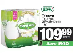 Spar Twinsaver Toilet Rolls offer