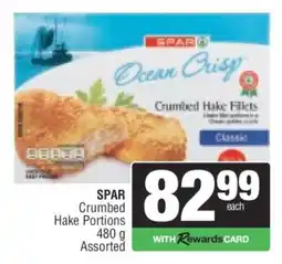 Spar SPAR Crumbed Hake Portions offer