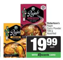 Spar Robertson’s Rajah Curry Powder offer
