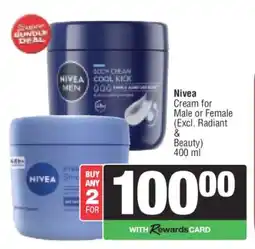 Spar Nivea offer