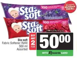 Spar STA-SOFT FABRIC SOFTENER REFILL offer