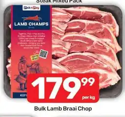 Pick n Pay Bulk Lamb Braai Chop offer