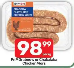 Pick n Pay PnP Grabouw or Chakalaka Chicken Wors offer