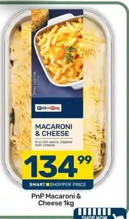 Pick n Pay PnP Macaroni & Cheese 1kg offer
