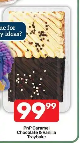 Pick n Pay PnP Caramel, Chocolate & Vanilla Traybake offer
