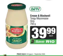 KwikSpar Crosse & Blackwell Tangy Mayonnaise offer