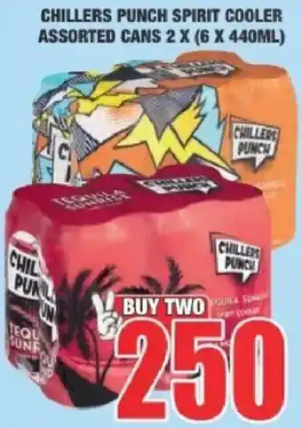 Chillers Punch Spirit Cooler Assorted