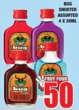 Boxer Liquors Bug Shooter Assorted offer