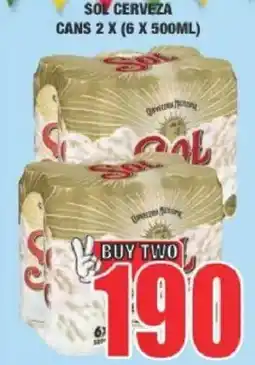 Boxer Liquors Sol Cerveza offer