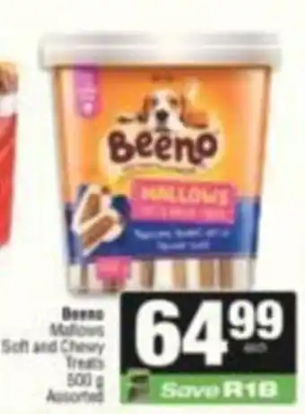 Beeno Mallows Soft and Chewy Treats Assorted