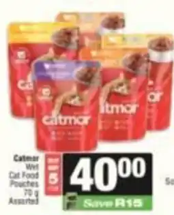 SuperSpar Catmar Wet Cat Food Pouches Assorted offer