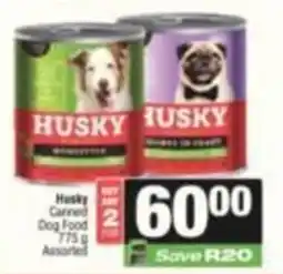 SuperSpar Husky Canned Dog Food Assorted offer