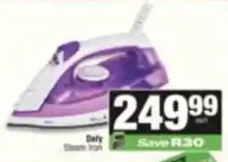 SuperSpar Defy Steam Iron offer