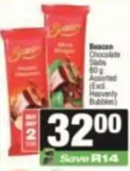 SuperSpar Beacon Chocolate Slabs Assorted offer