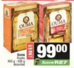 SuperSpar Ouma Rusks Assorted offer
