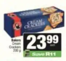 SuperSpar Bakers Cream Crackers offer