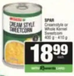 SuperSpar Wheatbriar Cream Style Sweetcorn offer