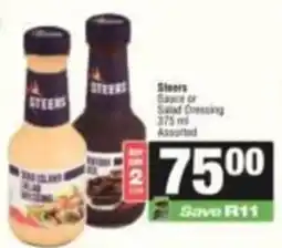 SuperSpar Steers Sauce or Salad Dressing Assorted offer